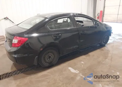 2012 Honda Civic Lx z USA, uszkodzony, nr VIN 2HGFB2F55CH566353